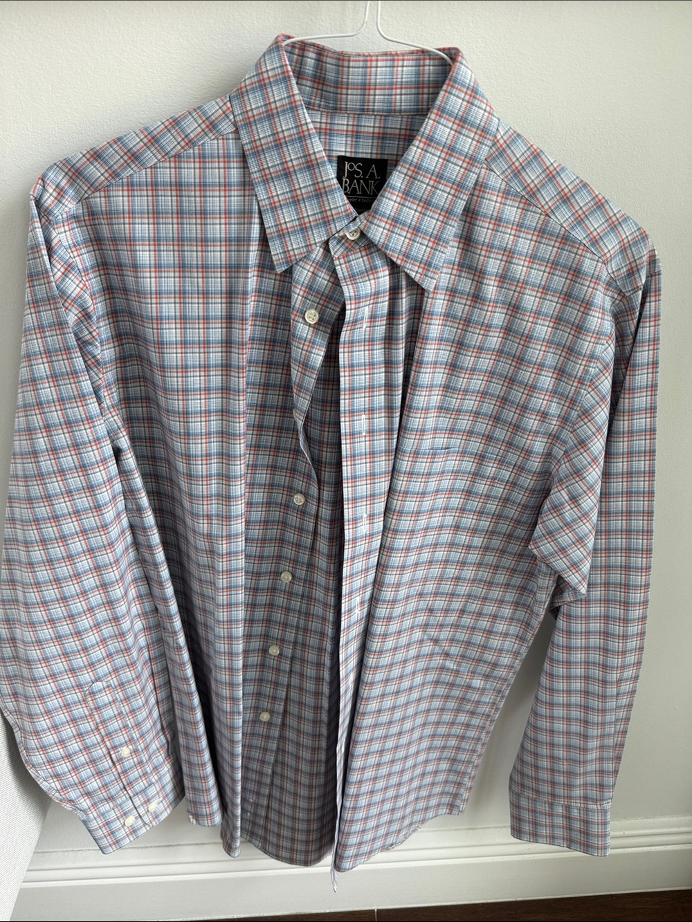 Jos. A. Bank Men’s Plaid Dress Shirt